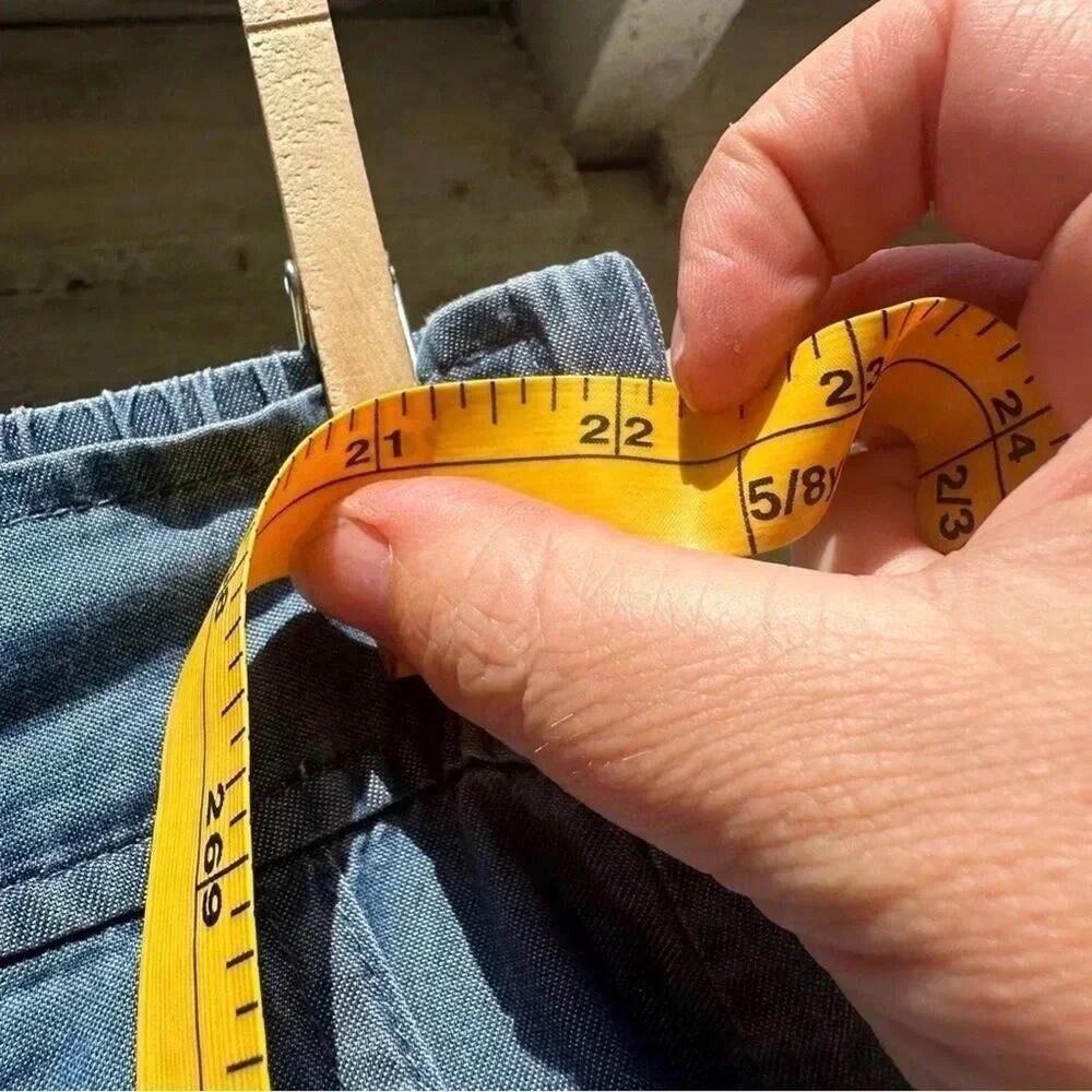 MICHAEL Michael Kors Blue Gaucho Pants Lightweight denim, casual plus size3X - Picture 8 of 11